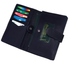 ABYS Unisex Blue Colour RFID Protected Passport Holder