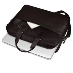 ABYS Coffee Colour Laptop Messenger Bag || Laptop Briefacse for Men and Women