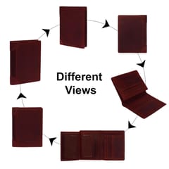 ABYS Genuine Leather Wine Colour Wallet || Card Holder for Men and Women