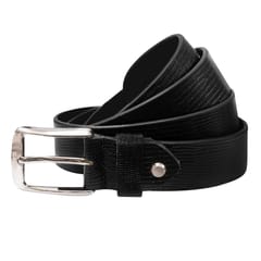 ABYS Genuine Leather Belt For Men(Black)-B01