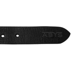 ABYS Genuine Leather Belt For Men(Black)-B02