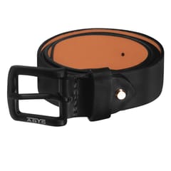 ABYS Genuine Leather Belt For Men(Black)-B04