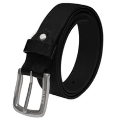 ABYS Genuine Leather Belt For Men(Black)-B09