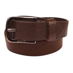 ABYS Genuine Leather Belt For Men(Brown)-B09