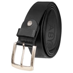 ABYS Genuine Leather Belt For Men(Black)-B10