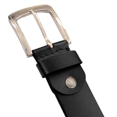 ABYS Genuine Leather Belt For Men(Black)-B10