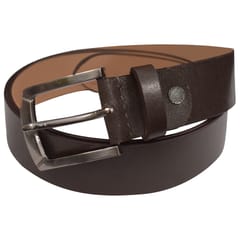 ABYS Genuine Leather Belt For Men(Brown)-B11