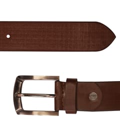 ABYS Genuine Leather Belt For Men(Brown)-B12