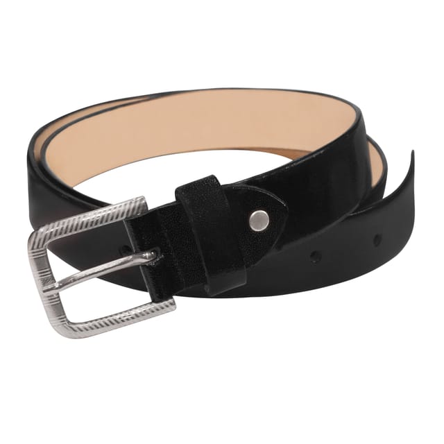 Vraie Valeur Genuine Leather Belt For Men(Black)-V07