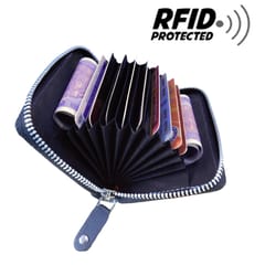 MATSS RFID Protected Card Holder[Grey & Black]