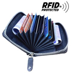 MATSS RFID Protected Card Holder[Black & White]
