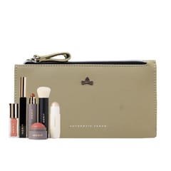 VEGAN Artificial Leather Clutch for Women[Grey]