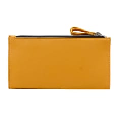 VEGAN Artificial Leather Clutch for Women[Yellow]