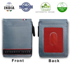 VEGAN Leather RFID Protected Black Credit/Debit Card Holder For Men & Women