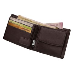 ABYS RFID Protected Genuine Leather Coffee Wallet For Men