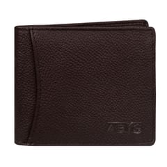ABYS RFID Protected Genuine Leather Coffee Wallet For Men