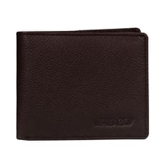 ABYS Genuine Leather RFID Protected Coffee Wallet For Men