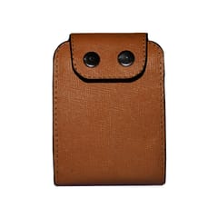 ABYS Genuine Leather RFID Protected Tan Card Holder Wallet For Men & Women