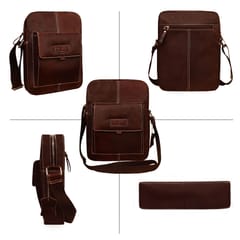 ABYS Genuine Leather Messenger Bag For Men And Women