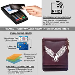 ABYS Leather Unisex Card Holder (Credit & Debit Card Holder-Brown)