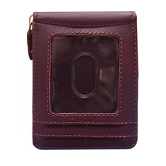 ABYS Leather Unisex Card Holder (Credit & Debit Card Holder-Brown)