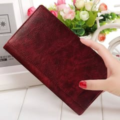 MATSS Presents Artificial Leather Bi-fold RFID Protected Passport Holder Wallet with Zipper Closure for Men and Women