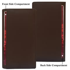 MATSS Presents Artificial Leather Bi-fold RFID Protected Passport Holder Wallet with Zipper Closure for Men and Women