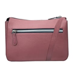 ABYS Genuine Leather Sling Bag for Women[Pink]