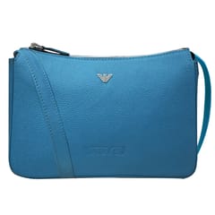 ABYS Genuine Leather Sling Bag for Women[Sky Blue]