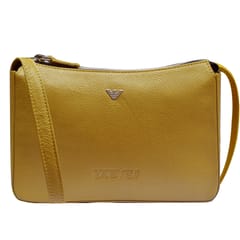 ABYS Genuine Leather Sling Bag for Women[Yellow]