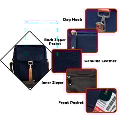 ABYS Genuine Leather Shoulder Bag For Men And Women