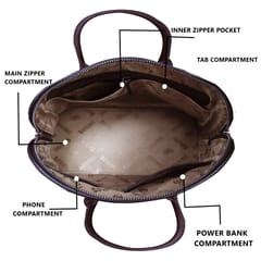 SOUMI Genuine Leather Hobo/Messenger/Shoulder/Tote Bag For Women