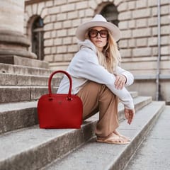 SOUMI Genuine Leather Hobo/Messenger/Shoulder/Tote Bag For Women