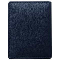 ABYS Genuine Leather RFID Protected Men Blue Wallet/Purse/Money Bag