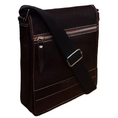 ABYS Genuine Leather Dark Bombay Messenger Bag