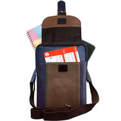 ABYS Genuine Leather Messenger-Sling Bag For Men & Women