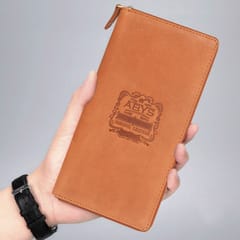 ABYS Genuine Leather RFID Protected Card Holder[Tan]