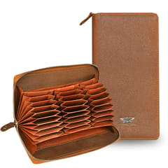 ABYS Genuine Leather Card Holder[Tan]