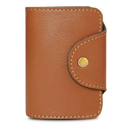 ABYS Genuine Leather 13 Slots Credit Card Holder for Men & Women