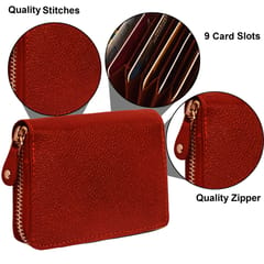 ABYS Genuine Leather Card Holder||Credit Card Holder||Debit Card Holder||ATM Card Case for Men and Women