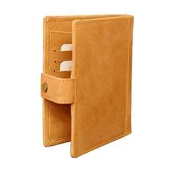 ABYS Genuine Leather Tan Passport Holder