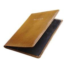 ABYS Genuine Leather Tan Passport Holder