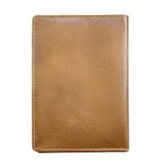 ABYS Genuine Leather Tan Passport Holder