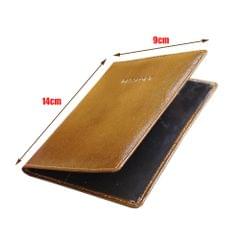 ABYS Genuine Leather Tan Passport Holder