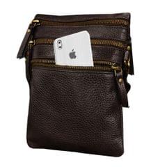 ABYS Genuine Leather Coffee Sling Bag