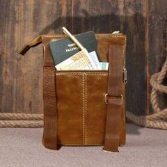 ABYS Genuine Leather Tan Sling Bag