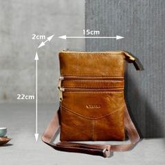 ABYS Genuine Leather Tan Sling Bag