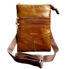 ABYS Genuine Leather Tan Sling Bag