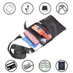 ABYS Genuine Leather Black Sling Bag