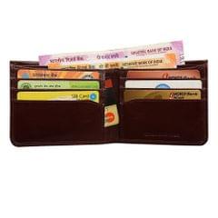ABYS Genuine Leather Burgundy Wallet